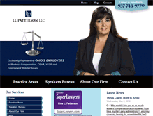 Tablet Screenshot of llpatterson.com